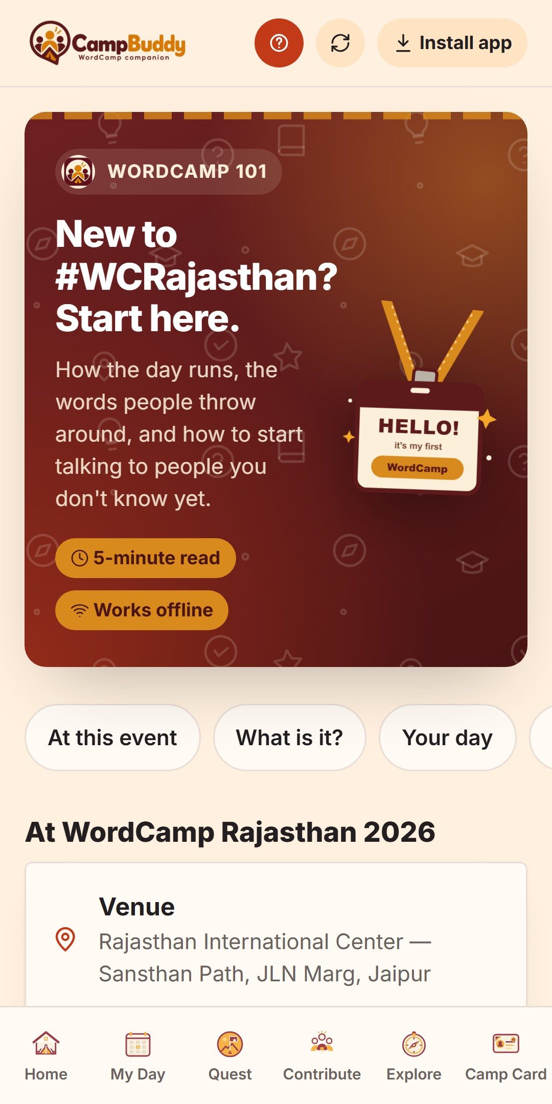 First WordCamp? A 5-minute guide explains how the day runs and the words people use.